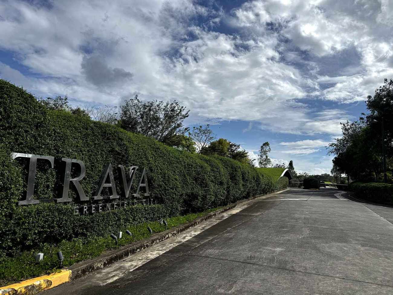 Trava Greenfield entrance
